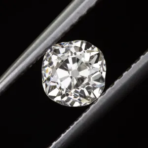 0.54ct OLD MINE CUT DIAMOND J SI1 ANTIQUE LOOSE CUSHION BRILLIANT NATURAL 1/2ct