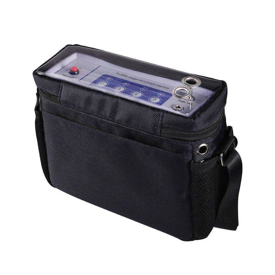 1-3L/min Adjustable Flow Portable Continuous Oxygen Concentrator Enrichment Machine  With Battery