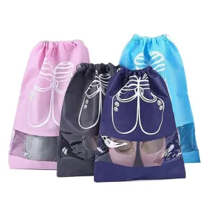 10pcs Waterproof Travel Portable Shoes Storage Bag Pouch