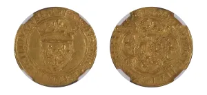 1380-1422 Ecu D'Or Charles VI FR-291 NGC MS63