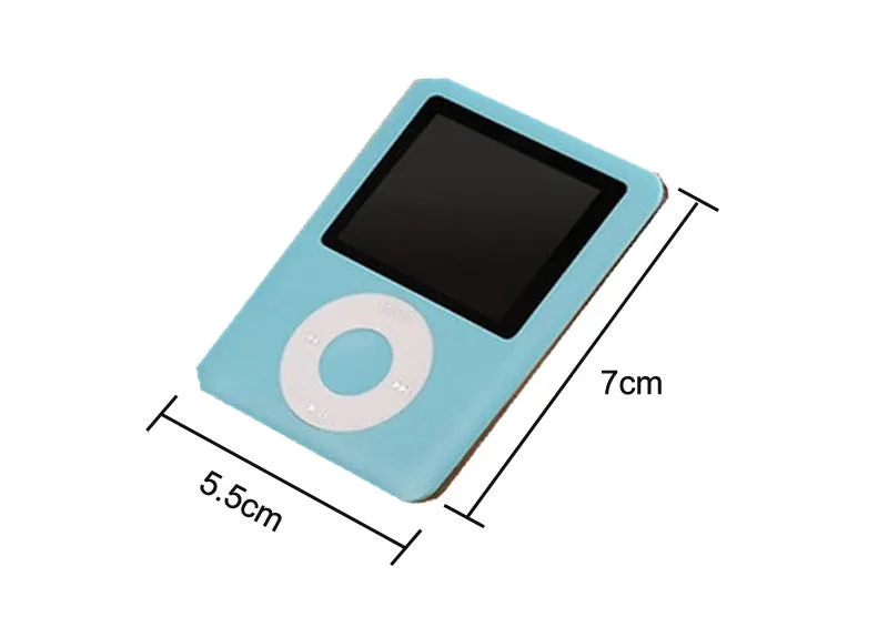 1.8 inch LCD Screen MP3 MP4 Music Player Metal Housing 4BG 8GB 16GB 32GB MP4 Player Support E-Book Reading FM Radio