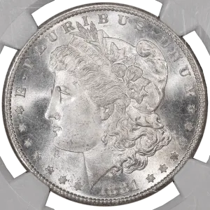 1881-S Morgan Dollar in NGC MS 65 - Gem Brilliant Uncirculated