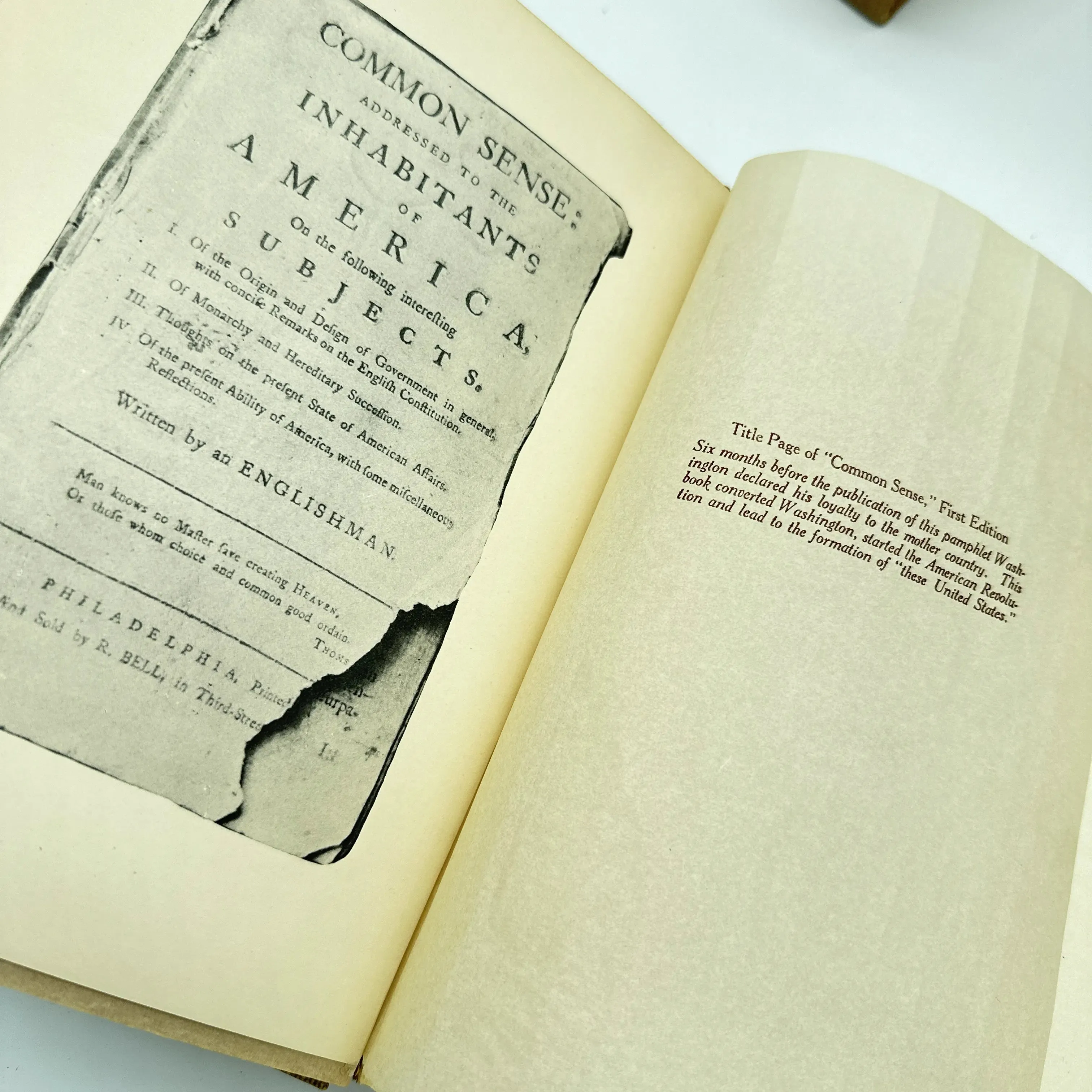 1925 Thomas Paine's Life & Works in 10 volumes— With an introduction by Thomas A. Edison