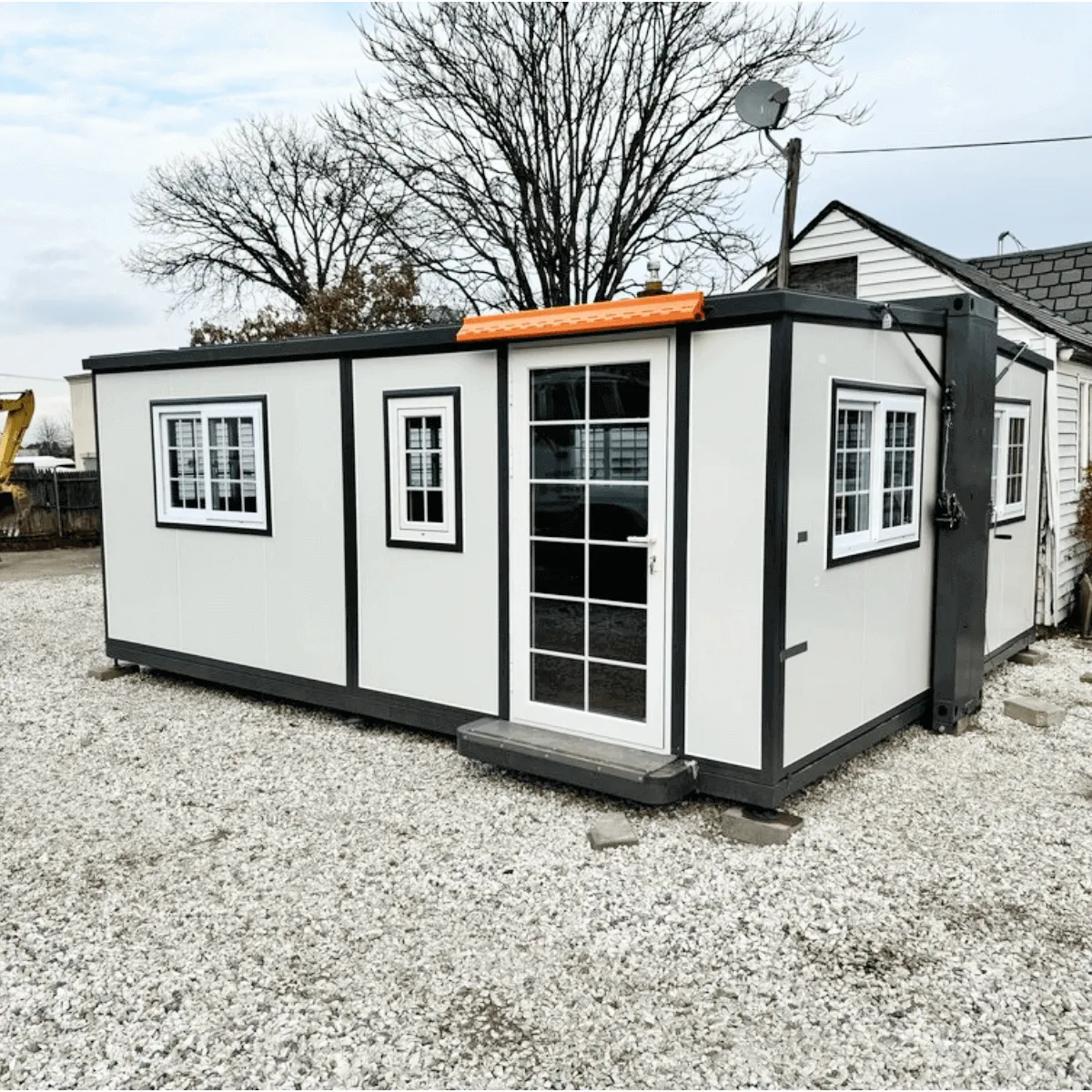 20x15 ft Tiny Home, Expandable Prebuilt Home