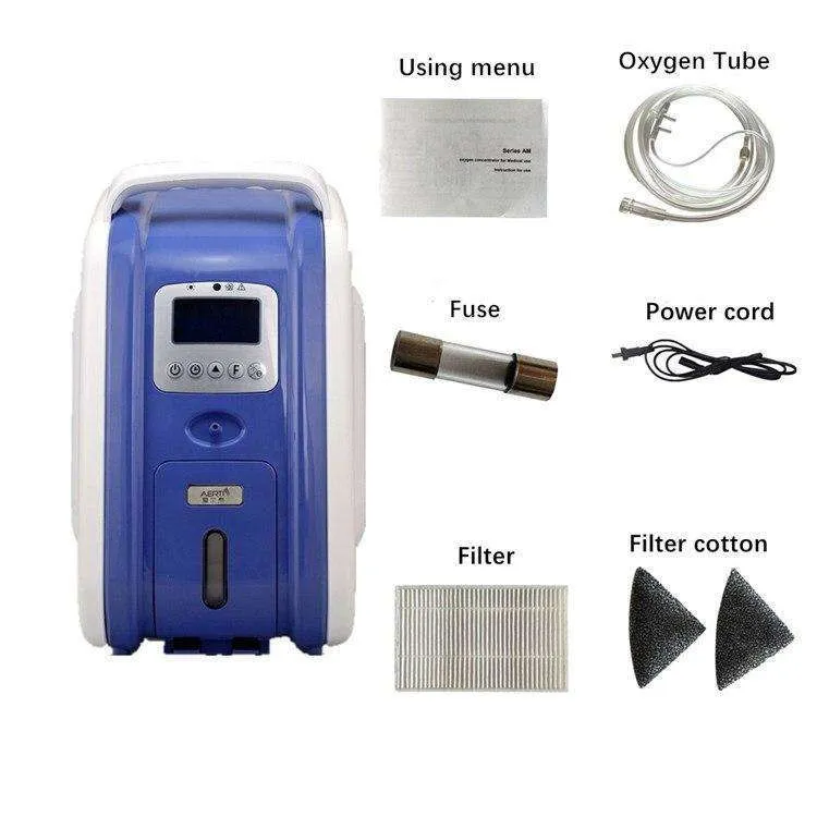 2L-9L/min Oxygen Concentrator Oxygen Generator Portable Oxygenation Machine