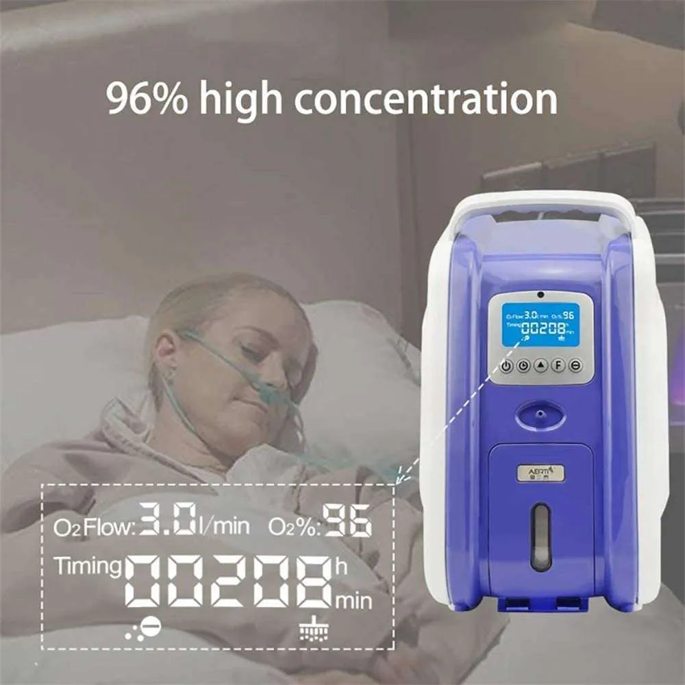 2L-9L/min Oxygen Concentrator Oxygen Generator Portable Oxygenation Machine