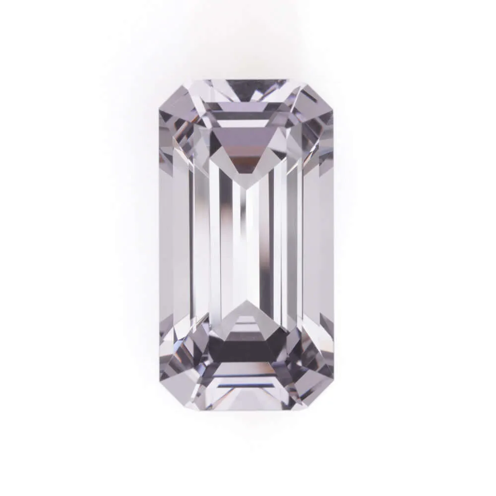 4.80ct LAVENDER SPINEL 13.7mm LONG EMERALD CUT LOOSE NATURAL GRAY PURPLE 5 CARAT