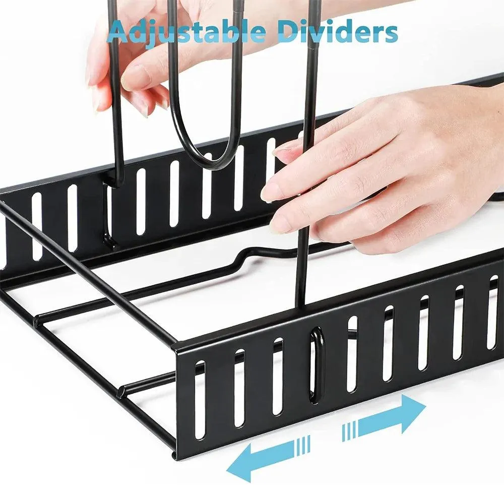 8-Tier Customizable Kitchen Cookware Organizer for Maximum Efficiency and Longevity