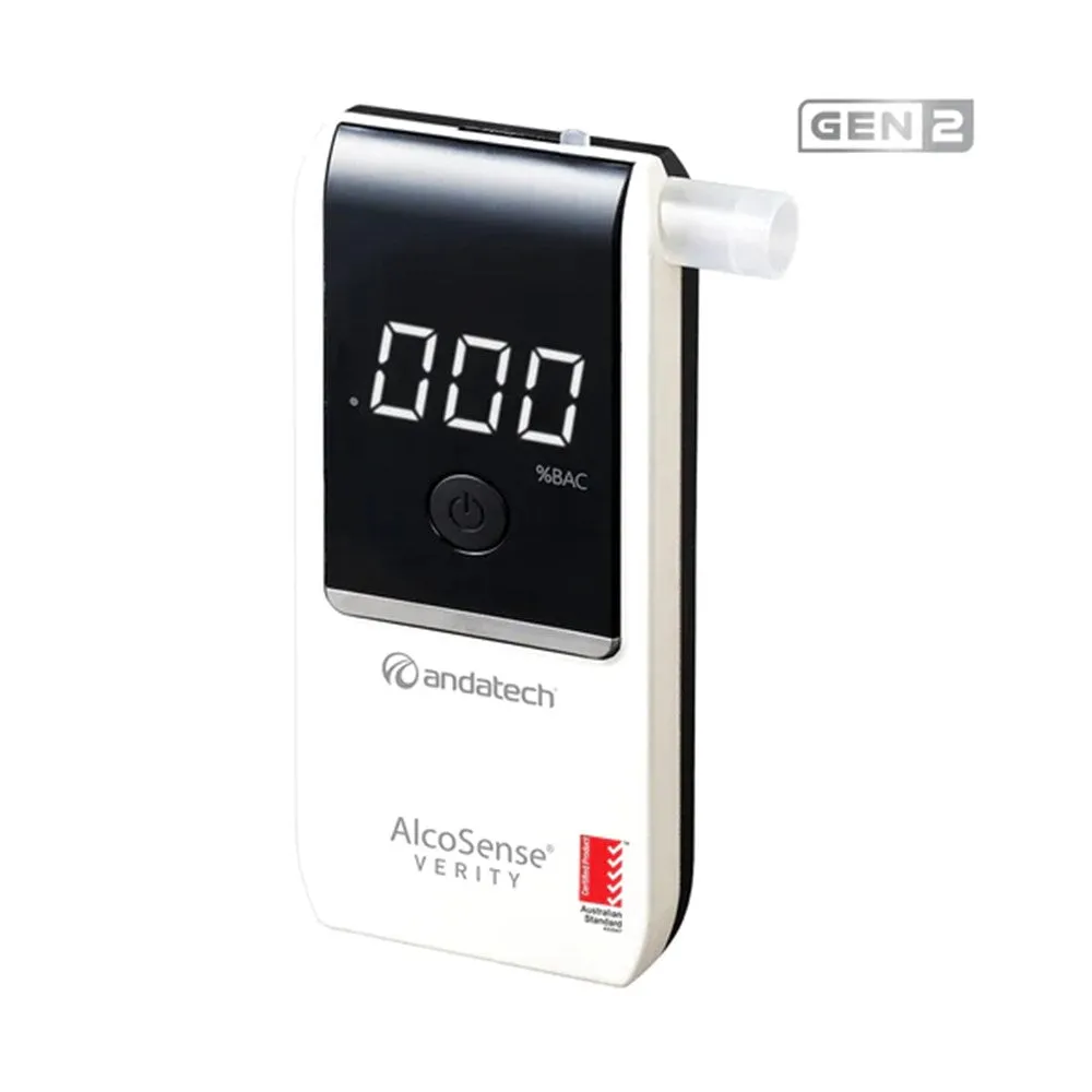 AlcoSense Verity Fuel Cell Breathalyser Gen2 - White - ALS-VERITY-W