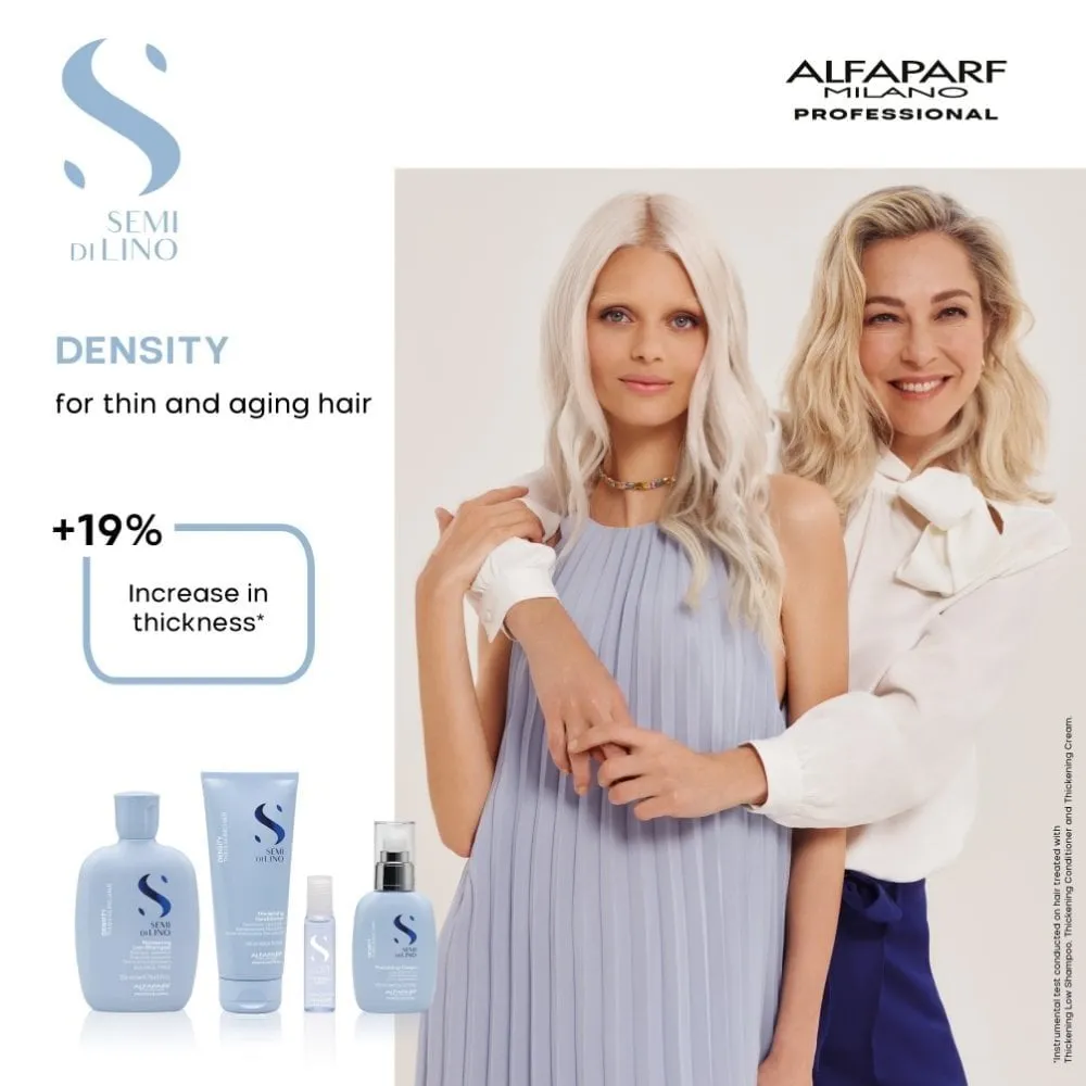 Alfaparf Milano Semi Di Lino Density Thickening Low Shampoo & Conditioner Twin 2 x 1000ml