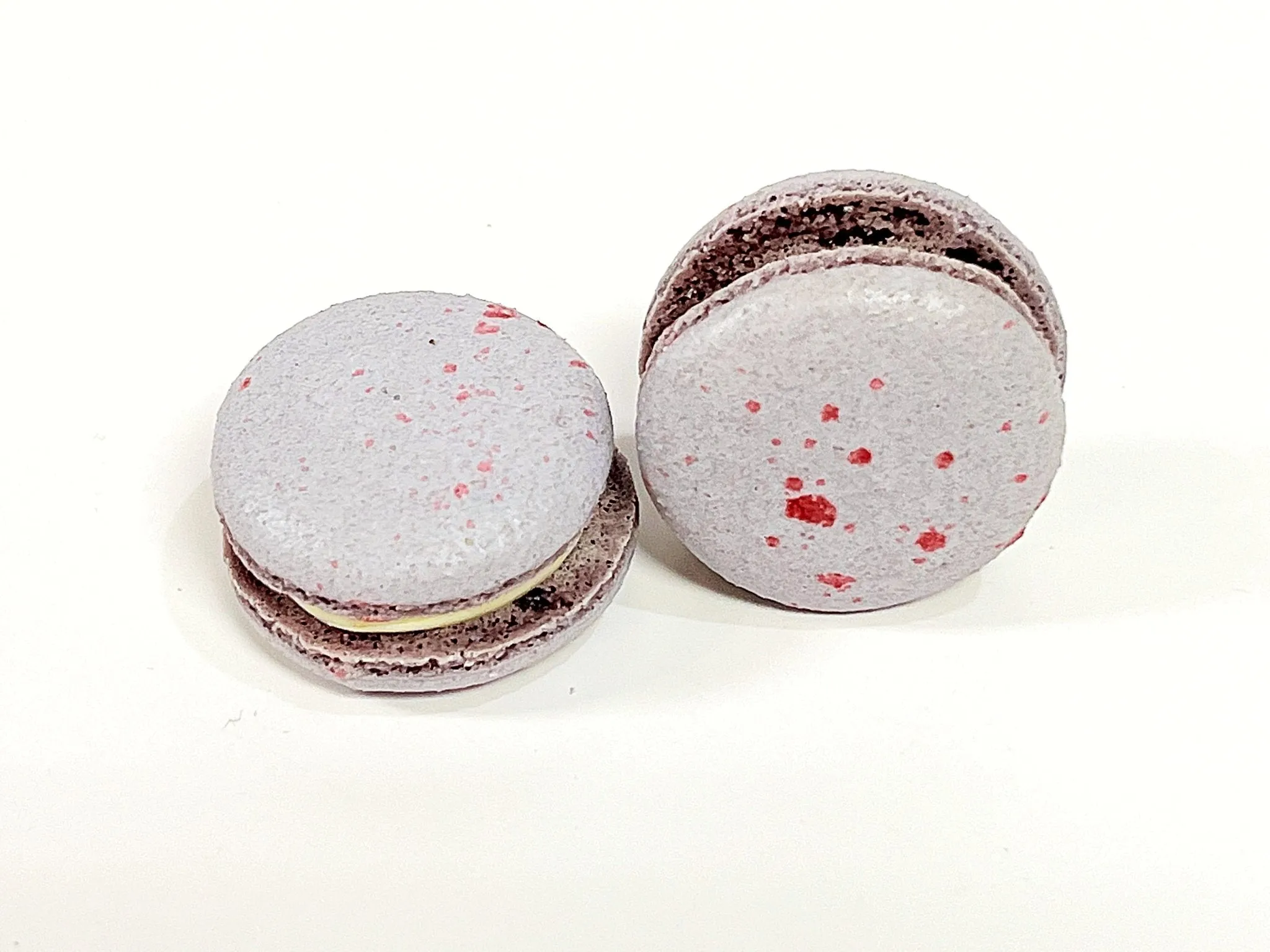 All Natural Blackberry Vegan French Macarons | Available in 24 & 48 Pack