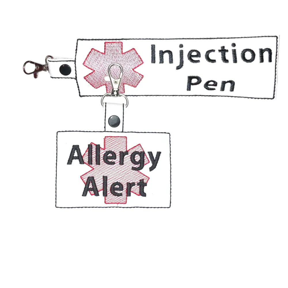 Allergy Alert Bag Tag, Versatile Allergy Keychain, Durable Medical Alert Accessory