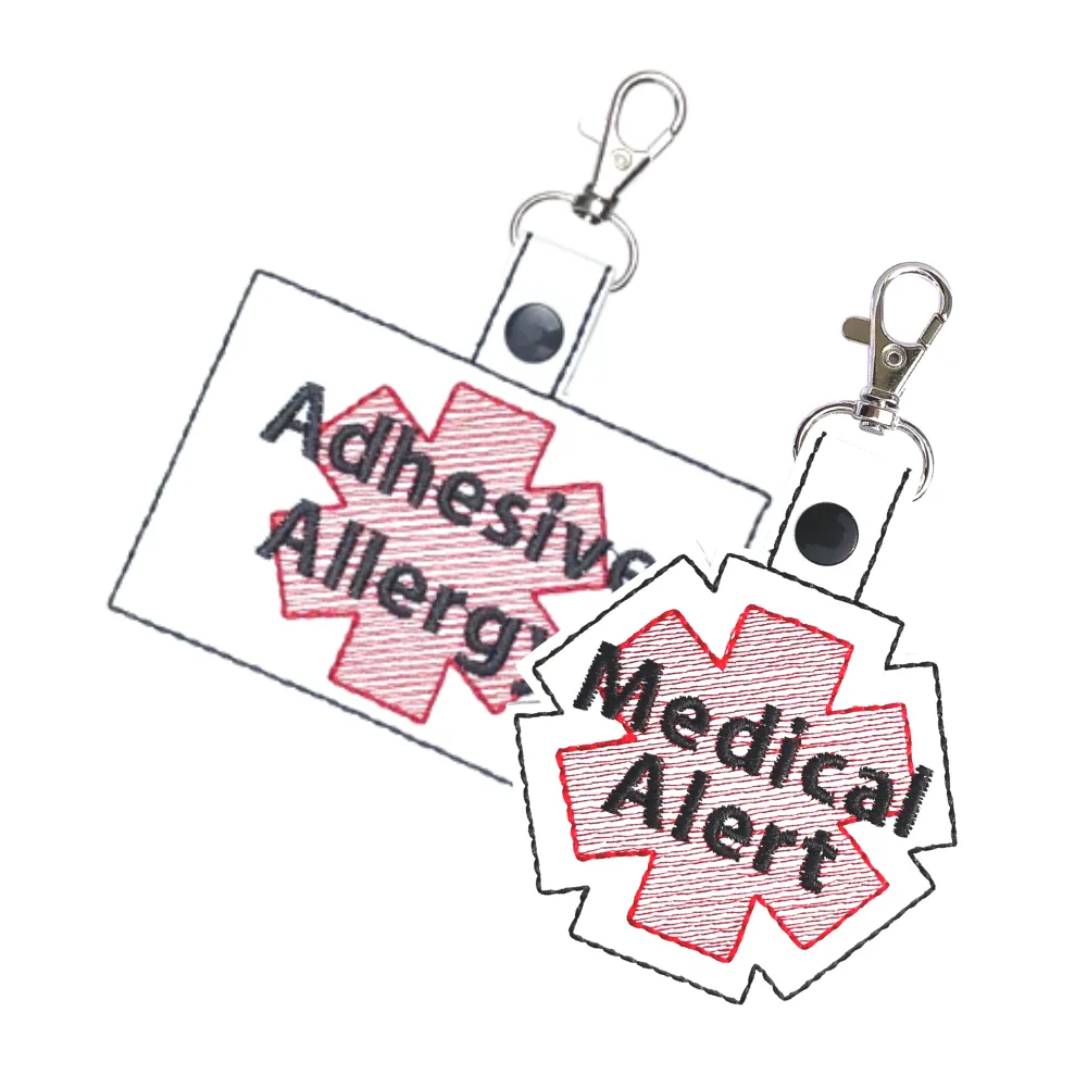 Allergy Alert Bag Tag, Versatile Allergy Keychain, Durable Medical Alert Accessory