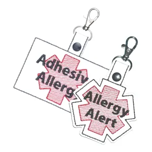 Allergy Alert Bag Tag, Versatile Allergy Keychain, Durable Medical Alert Accessory