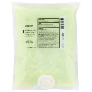 Antimicrobial Soap Lotion 1,000 mL Dispenser Refill Bag Herbal Scent - McKesson Brand Mfr# 53-28086-1000