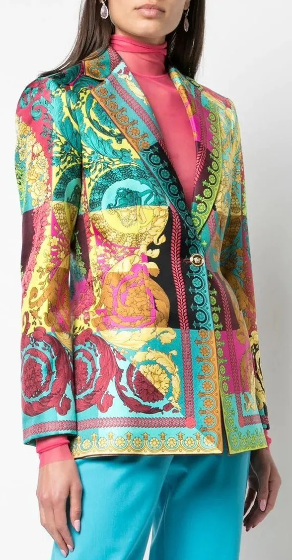 Barocco Pattern Blazer