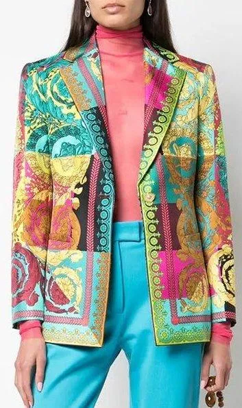 Barocco Pattern Blazer