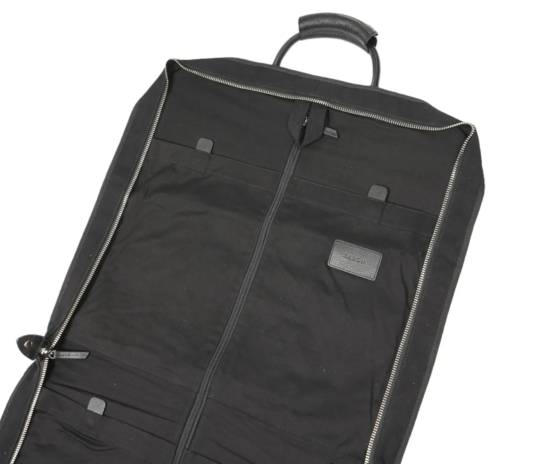 Baron - Black Canvas Garment Bag