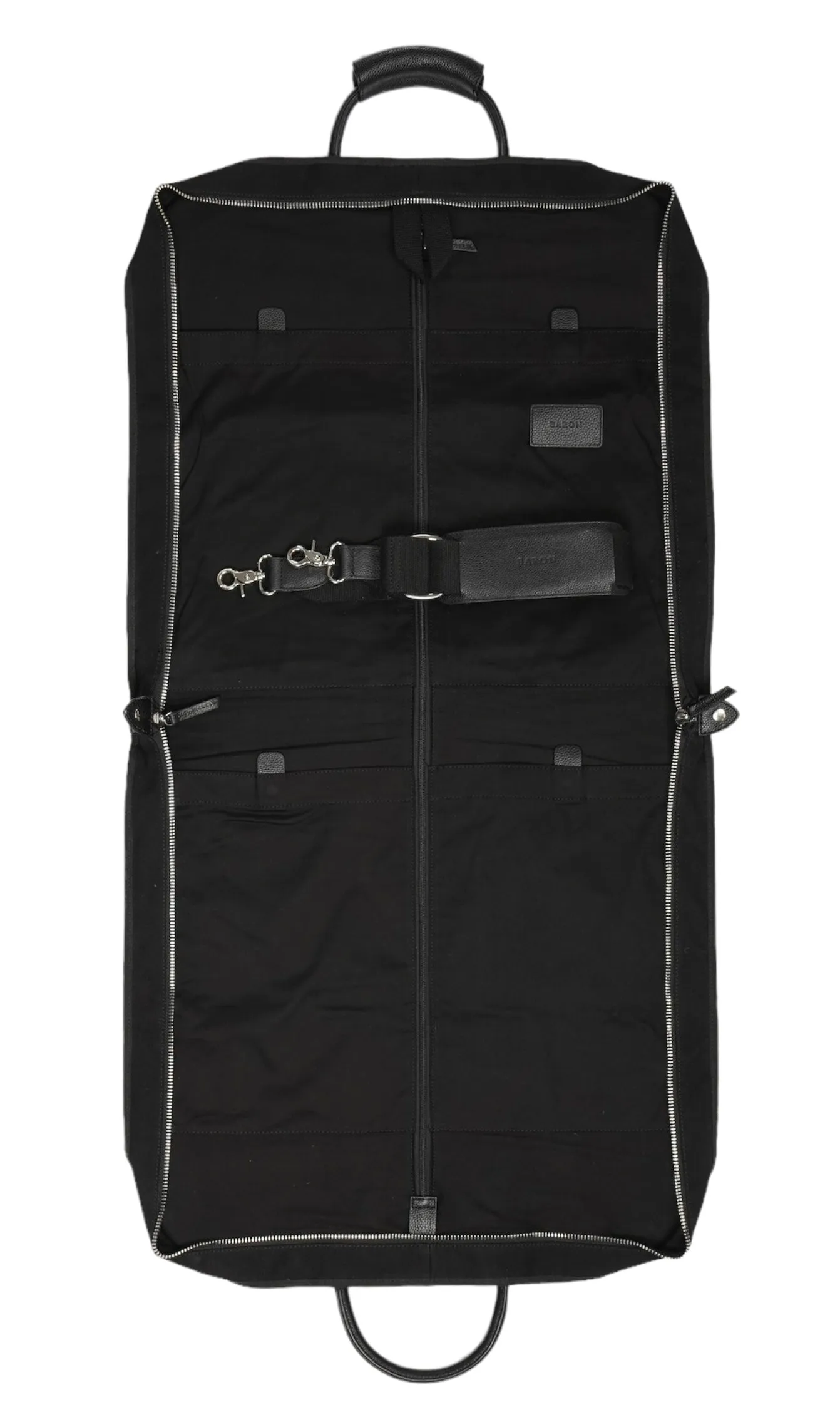 Baron - Black Canvas Garment Bag