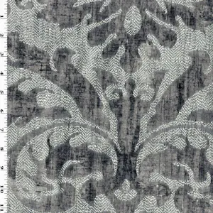 Beige/Brown/Ash Textured Baroque Jacquard Decorating Fabric