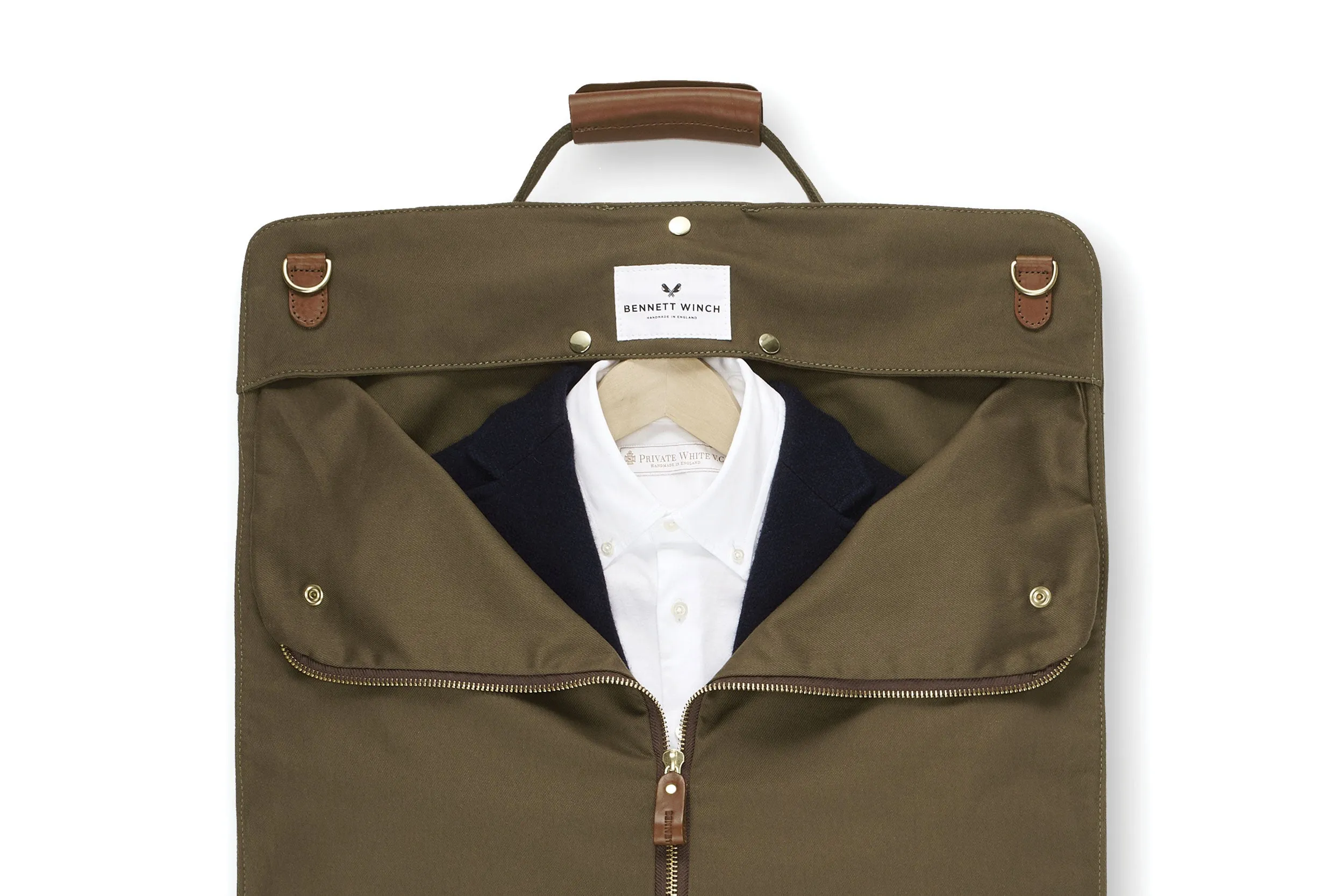 Bennett Winch Olive Canvas S.C Holdall