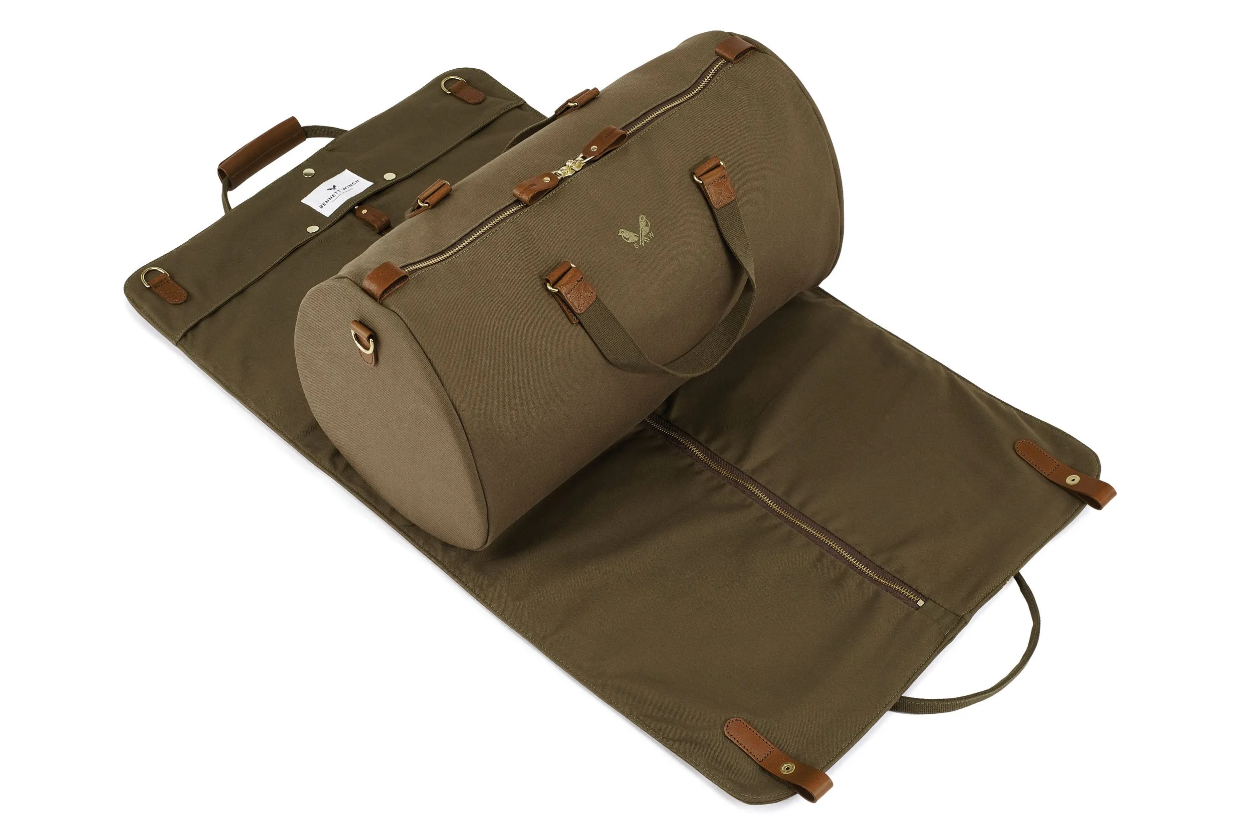 Bennett Winch Olive Canvas S.C Holdall