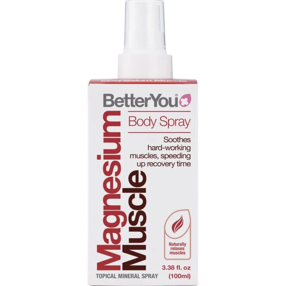 BetterYou Magnesium Muscle Topical Mineral Body Spray 100ml