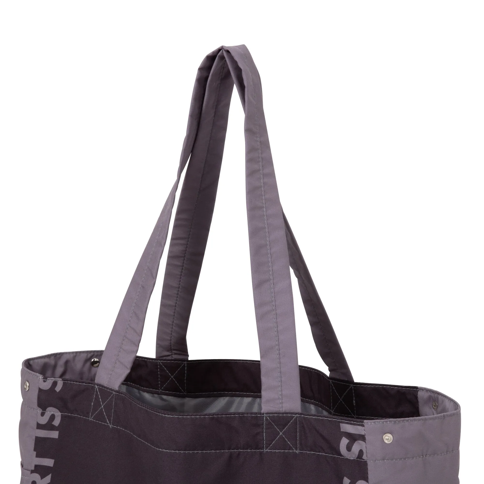 Bicolor Cooler Basket Bag  Black