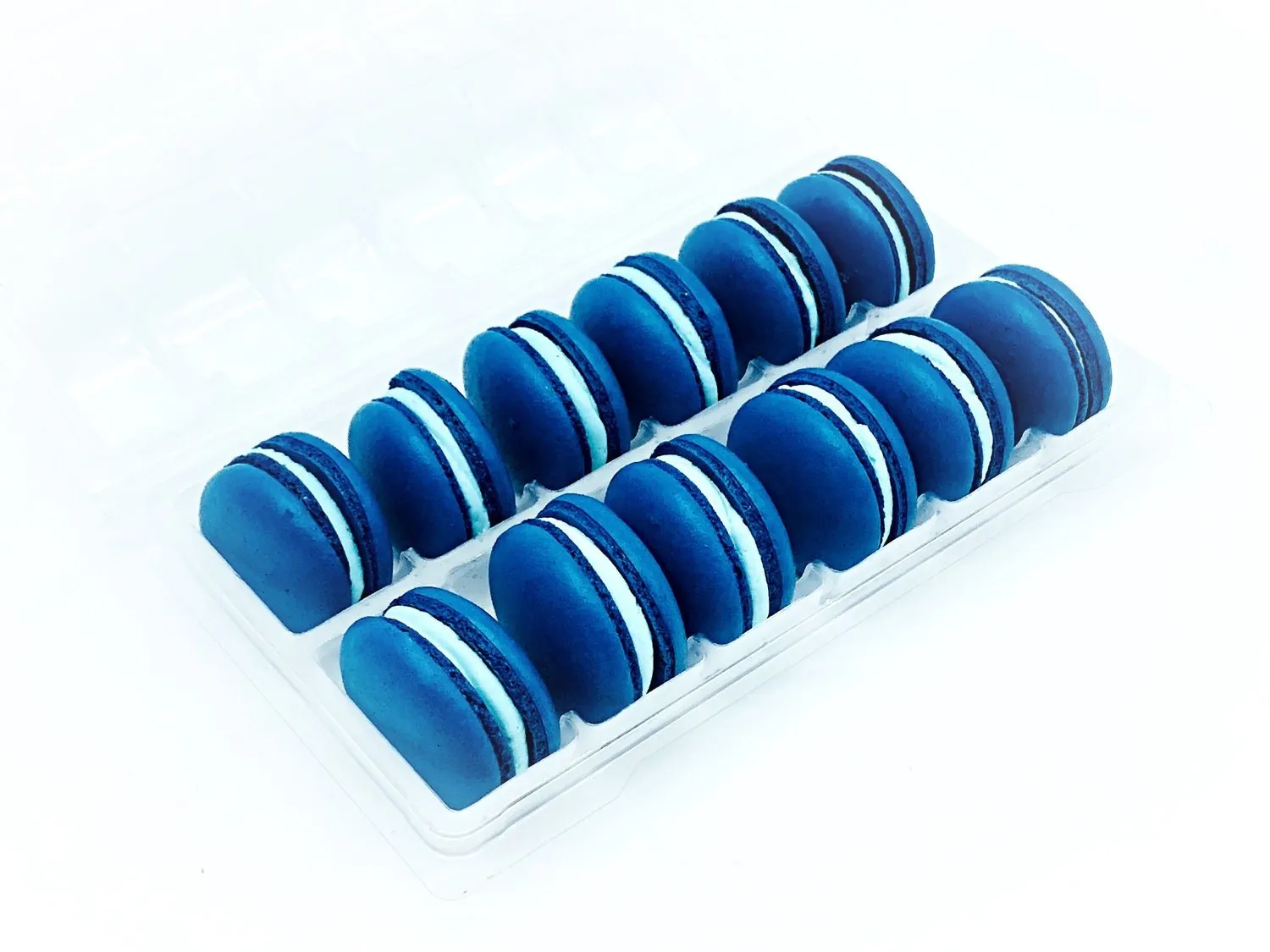 Blue Curacao Vegan Macarons