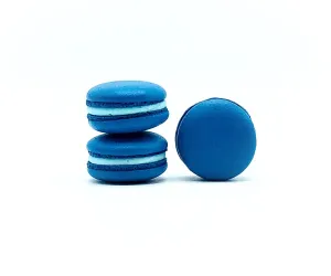 Blue Curacao Vegan Macarons