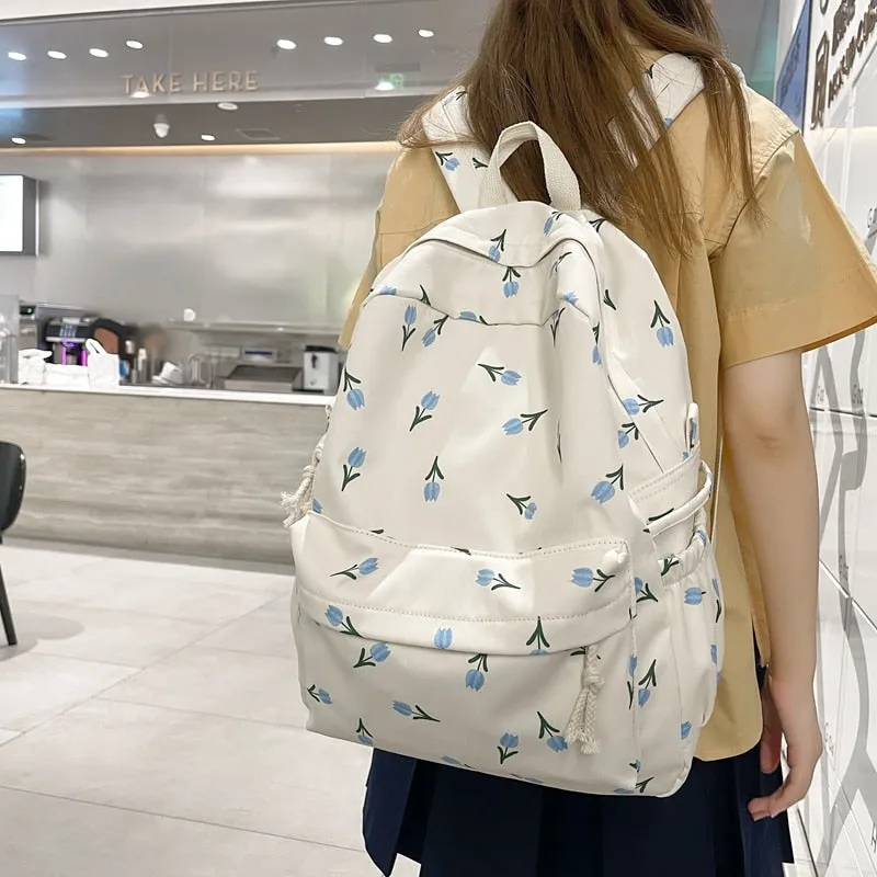 Blue Tulips Backpack