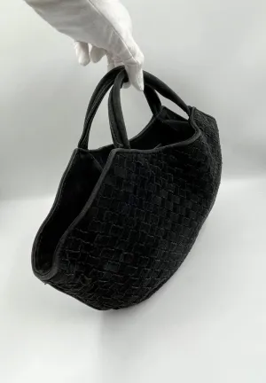 Bottega Veneta Intrecciato suede tote