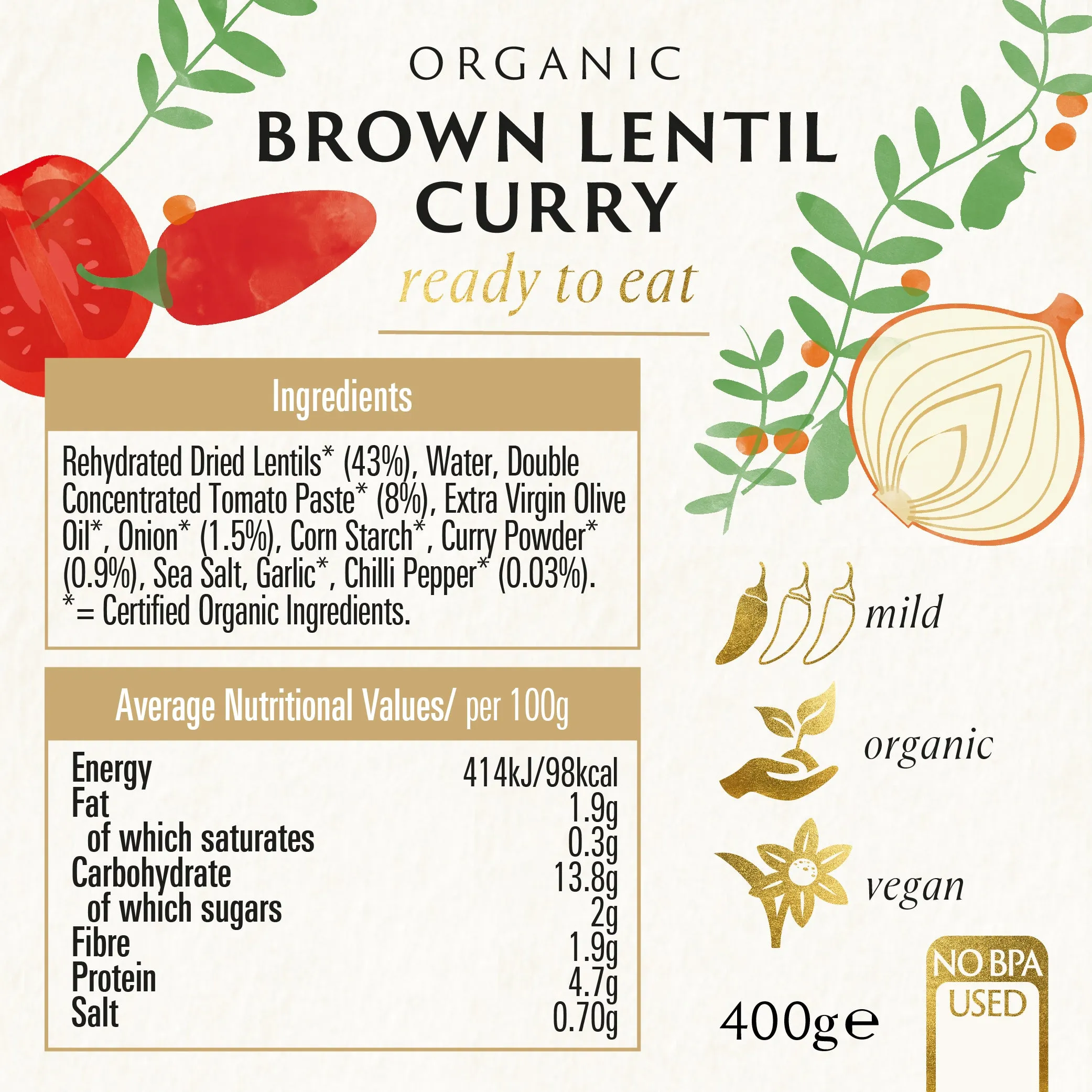 BROWN LENTIL CURRY