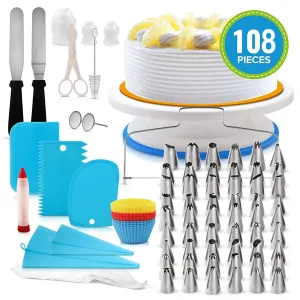 Cake Decorating Kit Supplies, Set of 108