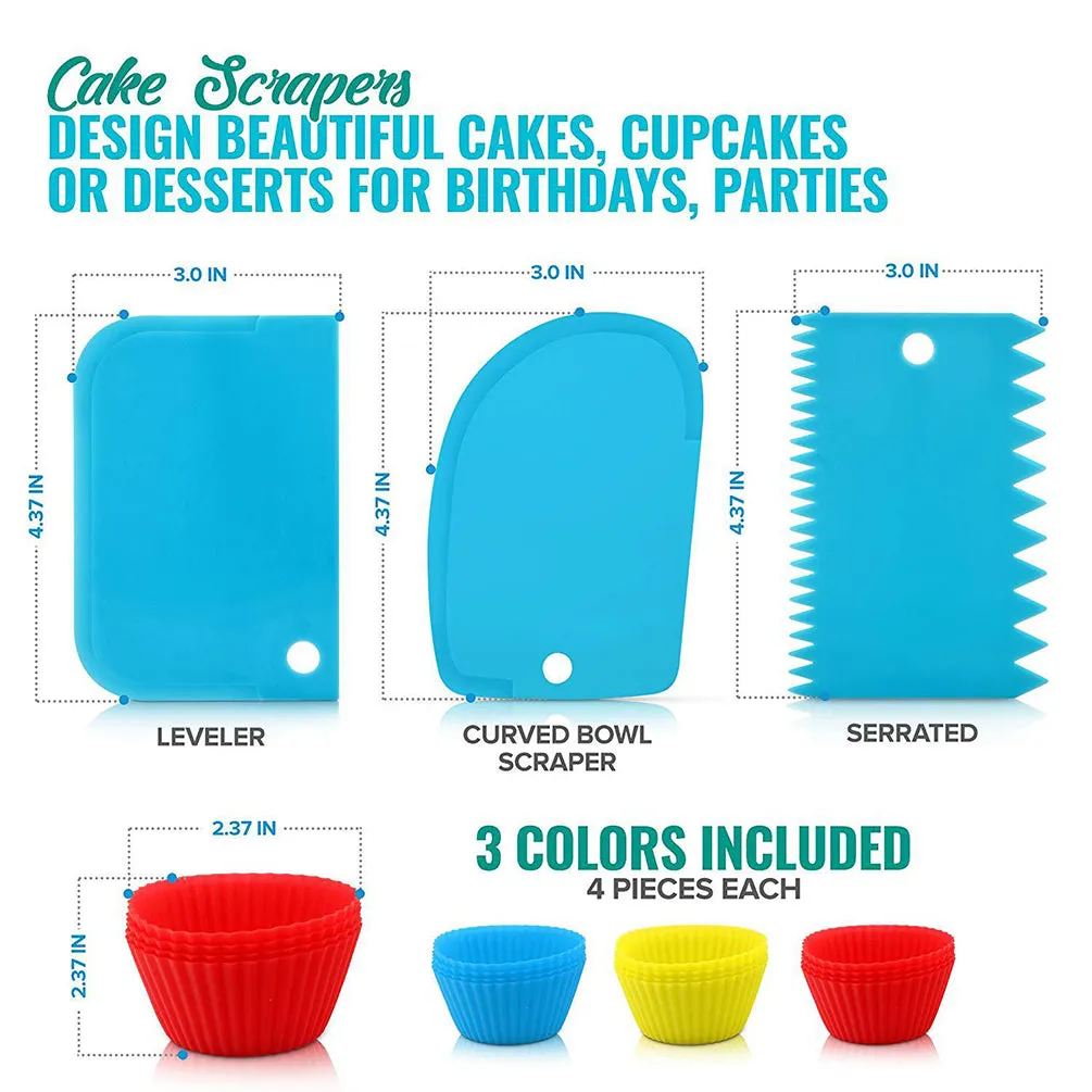 Cake Decorating Kit Supplies, Set of 108