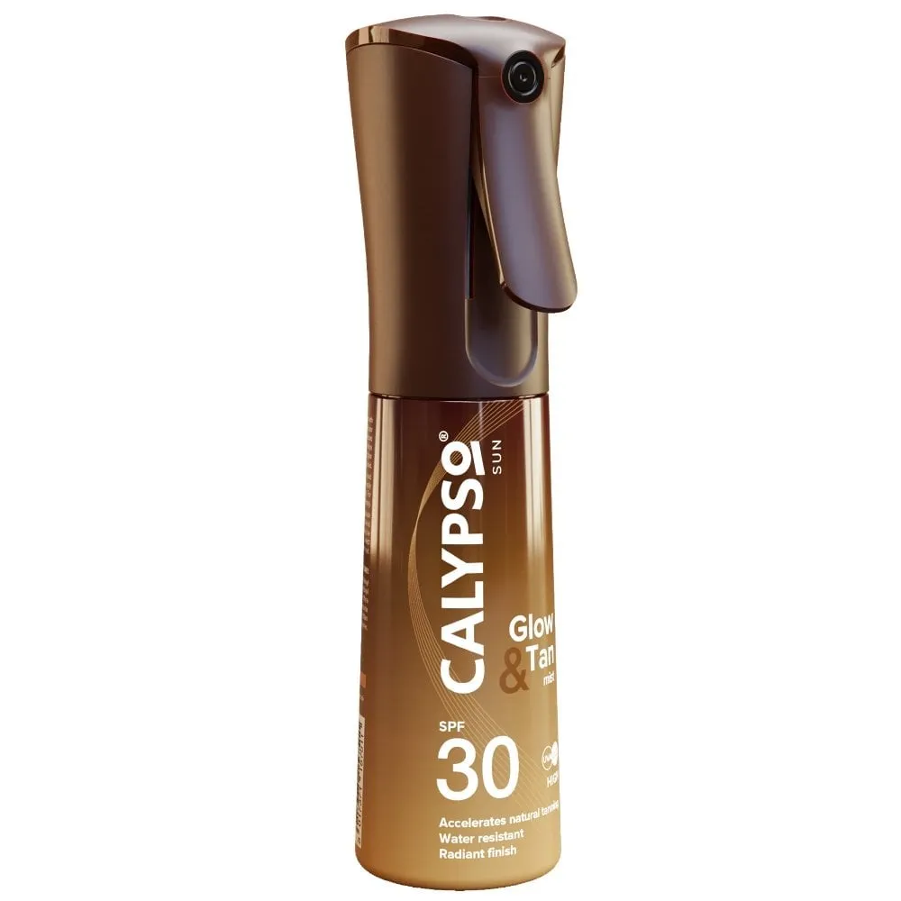 Calypso Glow & Tan Mist Radiant Finish Sunscreen SPF30 100ml