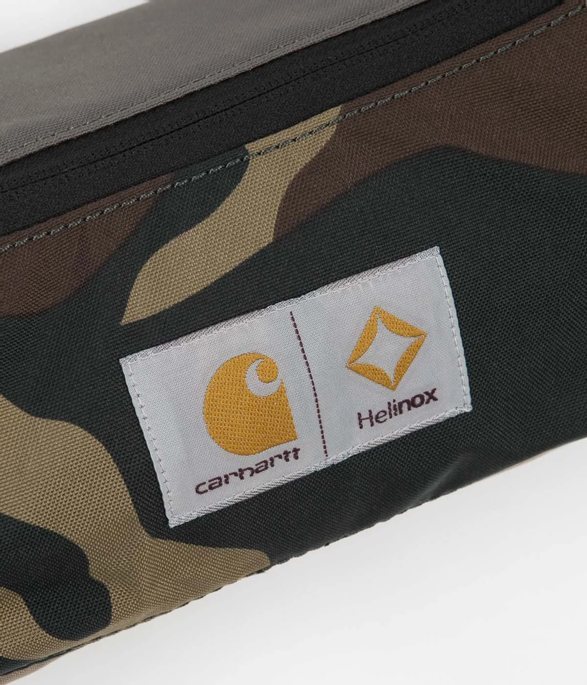 Carhartt Helinox Valiant 4 Tactical Chair - Camo Laurel / Black / Air Force Grey / Leather