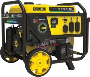 Champion 201169 6500W/8125W Generator Tri-Fuel Gas Propane Natural Gas CO Shield Electric Start New