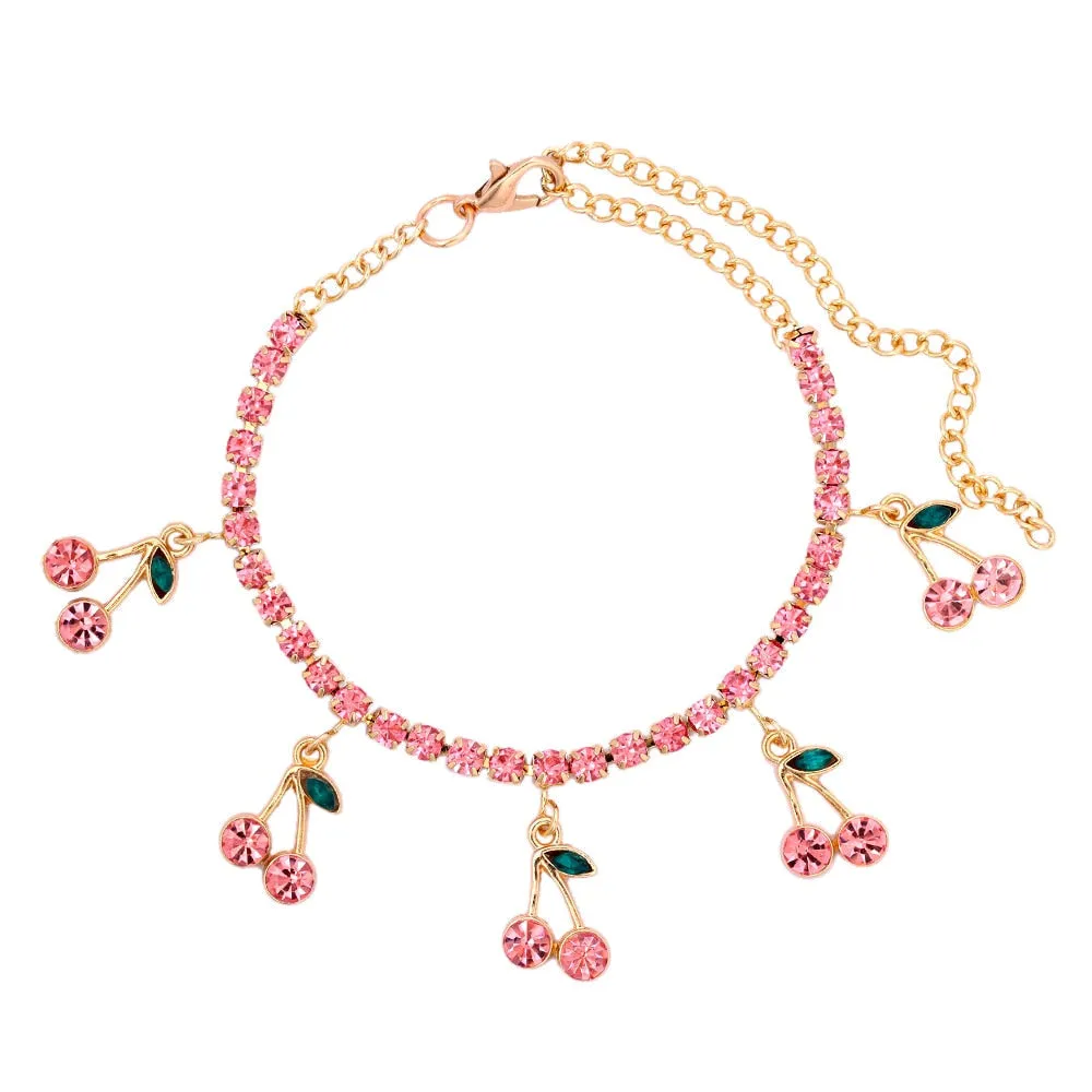 Charming Cherry Bracelet