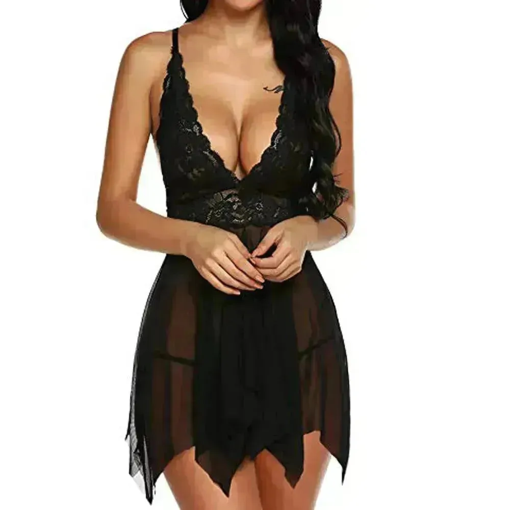 Charming Lace Mesh Charming Lingerie