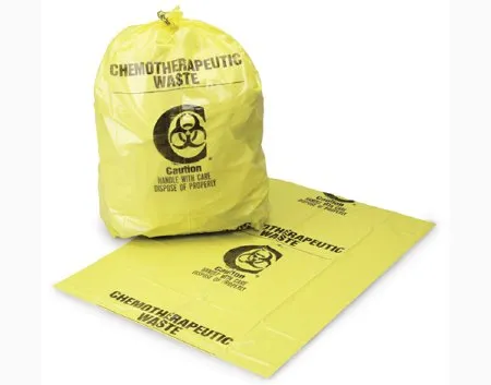 Chemo Waste Bag Medegen Medical Products 12 to 16 gal. Yellow Bag Polyethylene 25 X 34 Inch - Medegen Medical Products LLC  Mfr# 9230