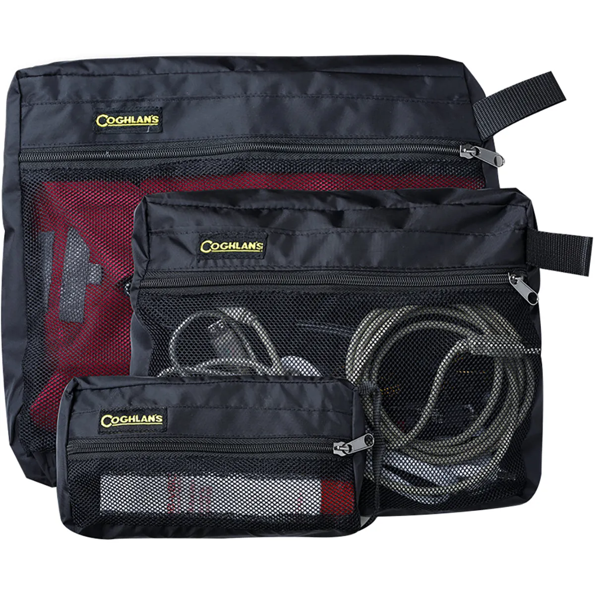 Coghlan's Camping and Travel 3-Piece Organizer Bag Set - Black