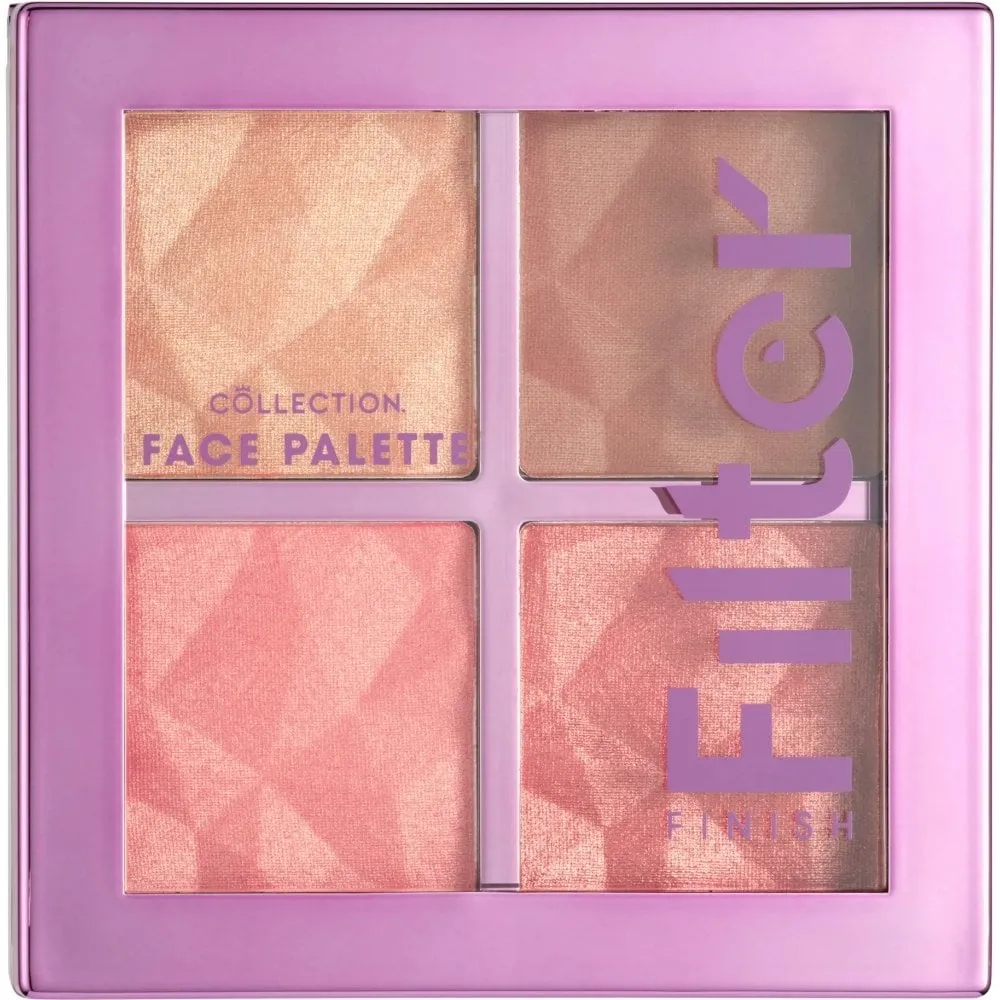 Collection Cosmetics Filter Finish Glow Up 4 Colour Face Makeup Palette