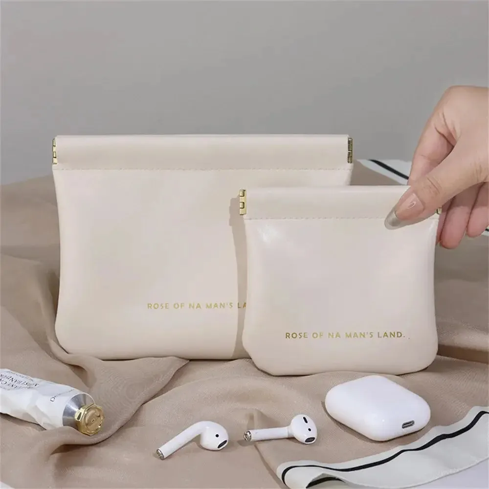 Cosmetic Bag Portable Travel Small Lipstick Cosmetic Storage Bag Make Up Pouch Data Cable Headphone Storage Bag Travel Organizer