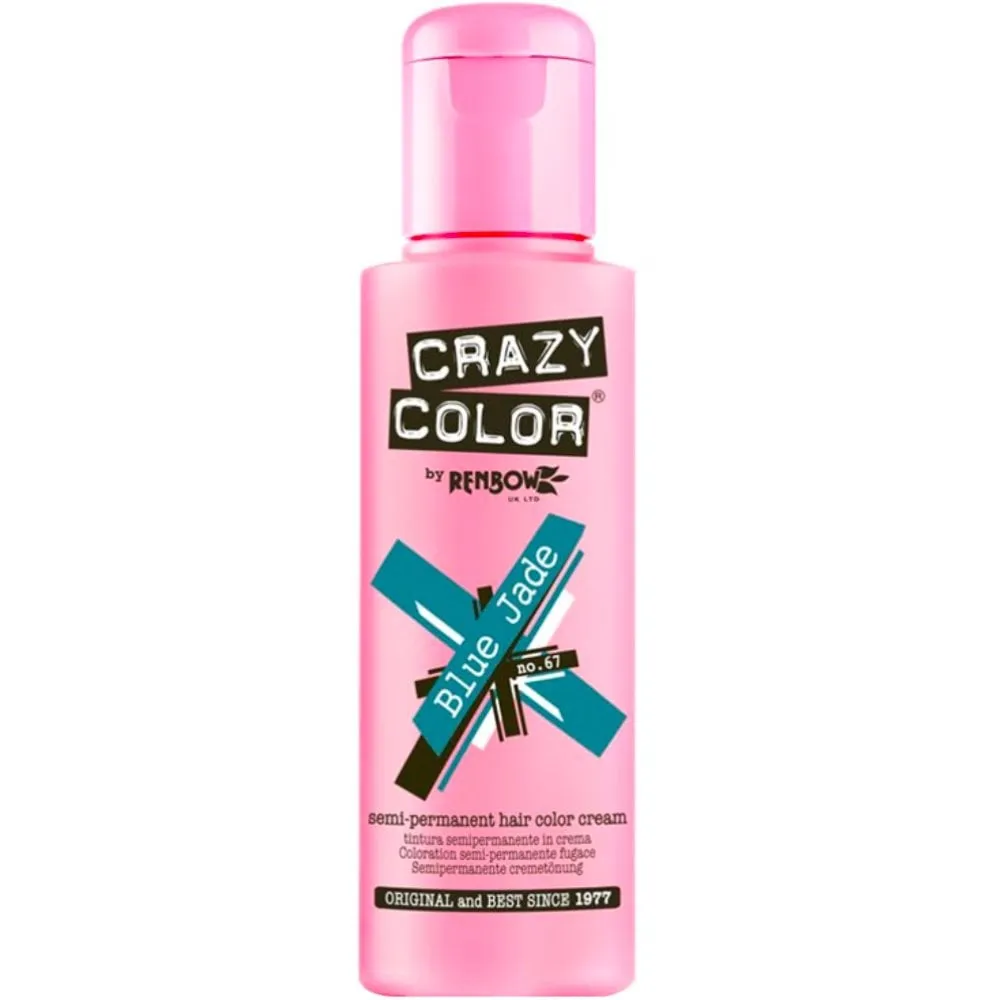 Crazy Colour Blue Jade Hair Dye 100ml