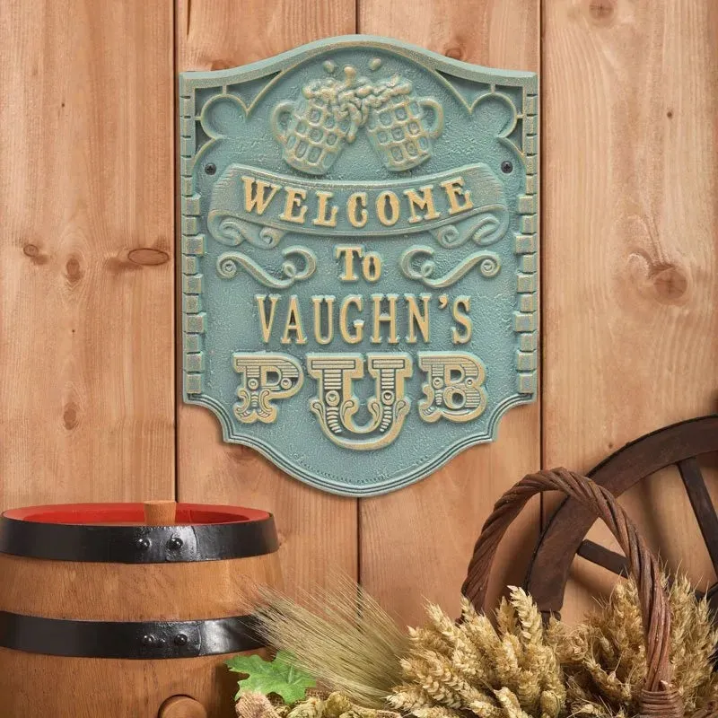 Custom Welcome Pub Sign