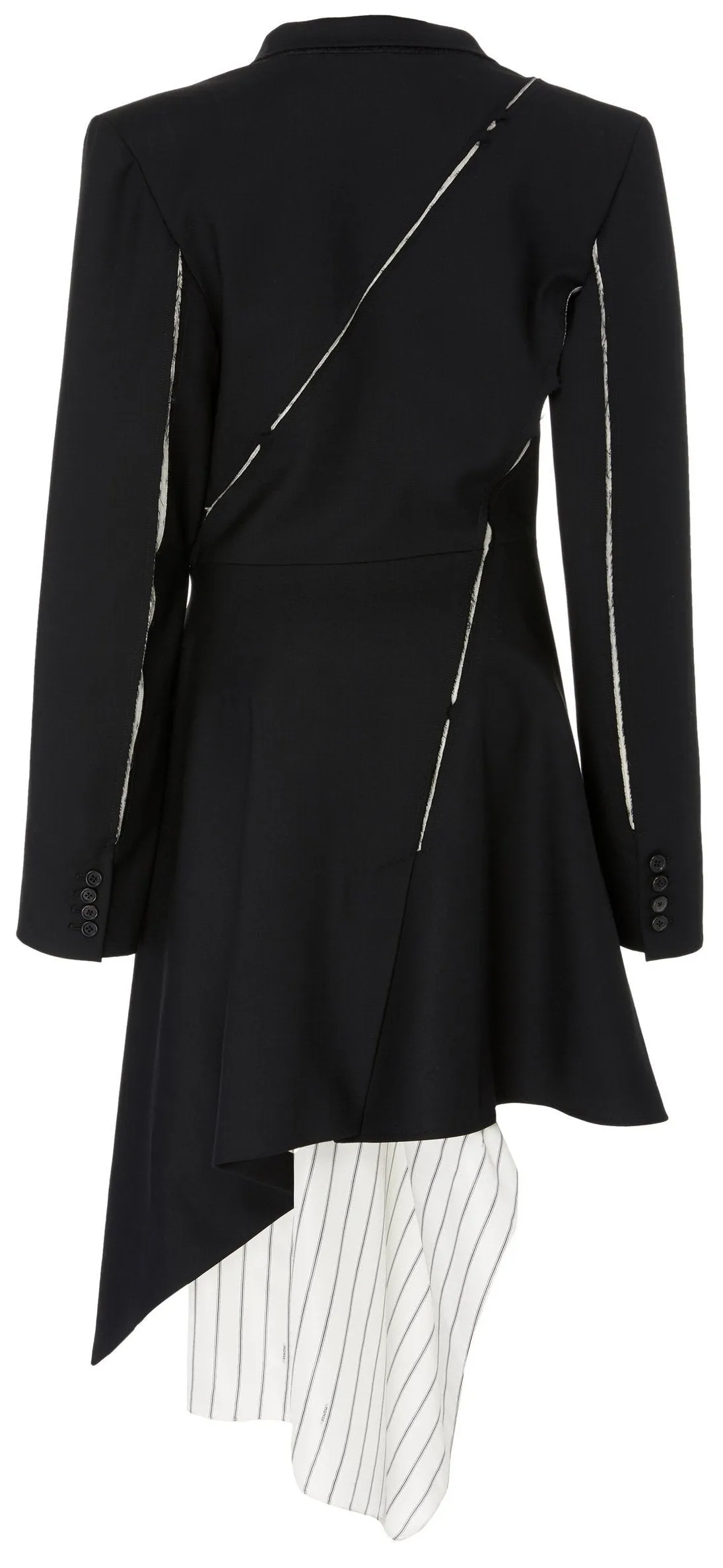 Deconstructed Slashed Jacket-Dress