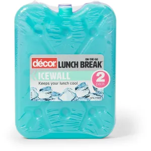 Decor Icewall Lunchbox Icepack Small 2pk - Assorted*