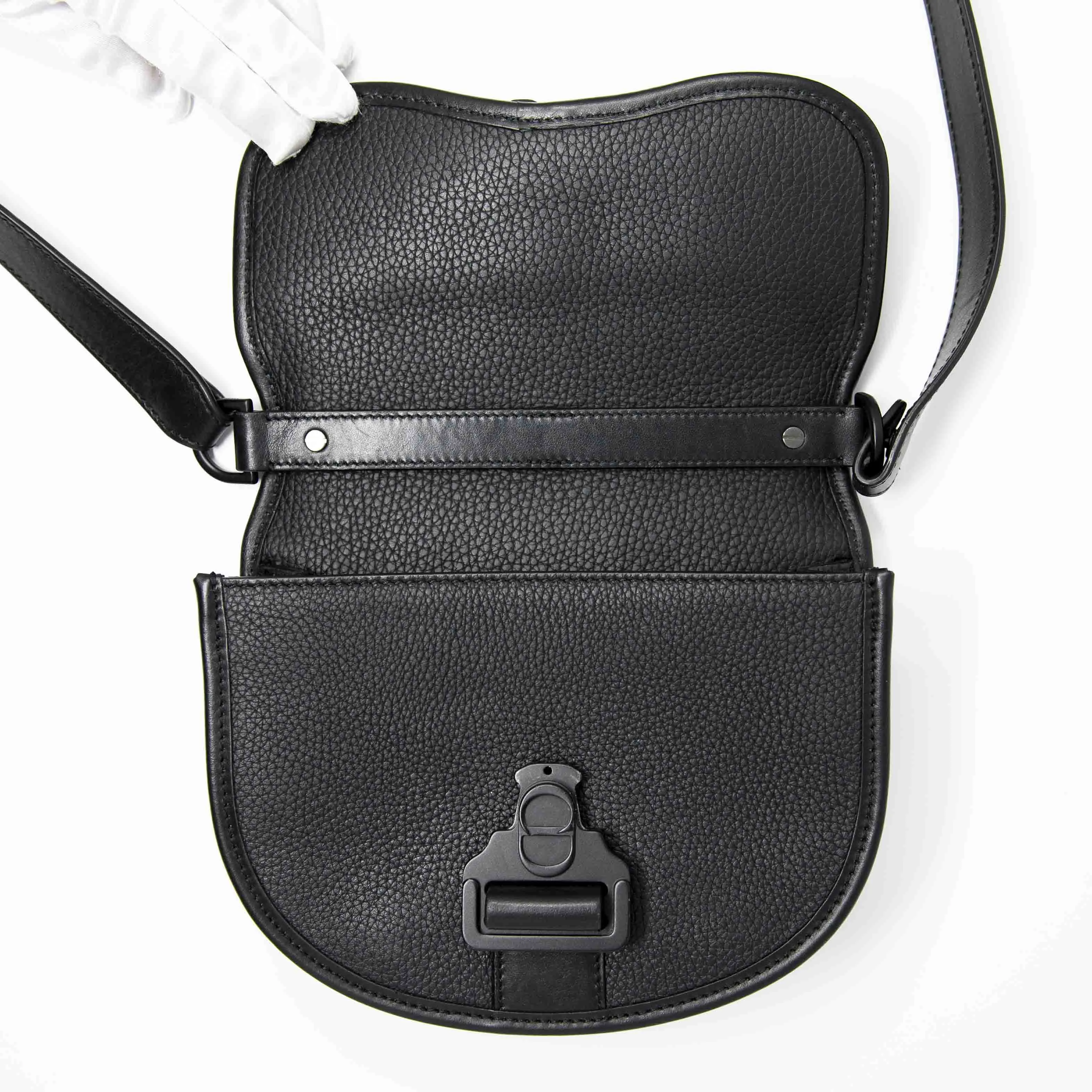 Dior Black Mini Gallop Bag With Strap