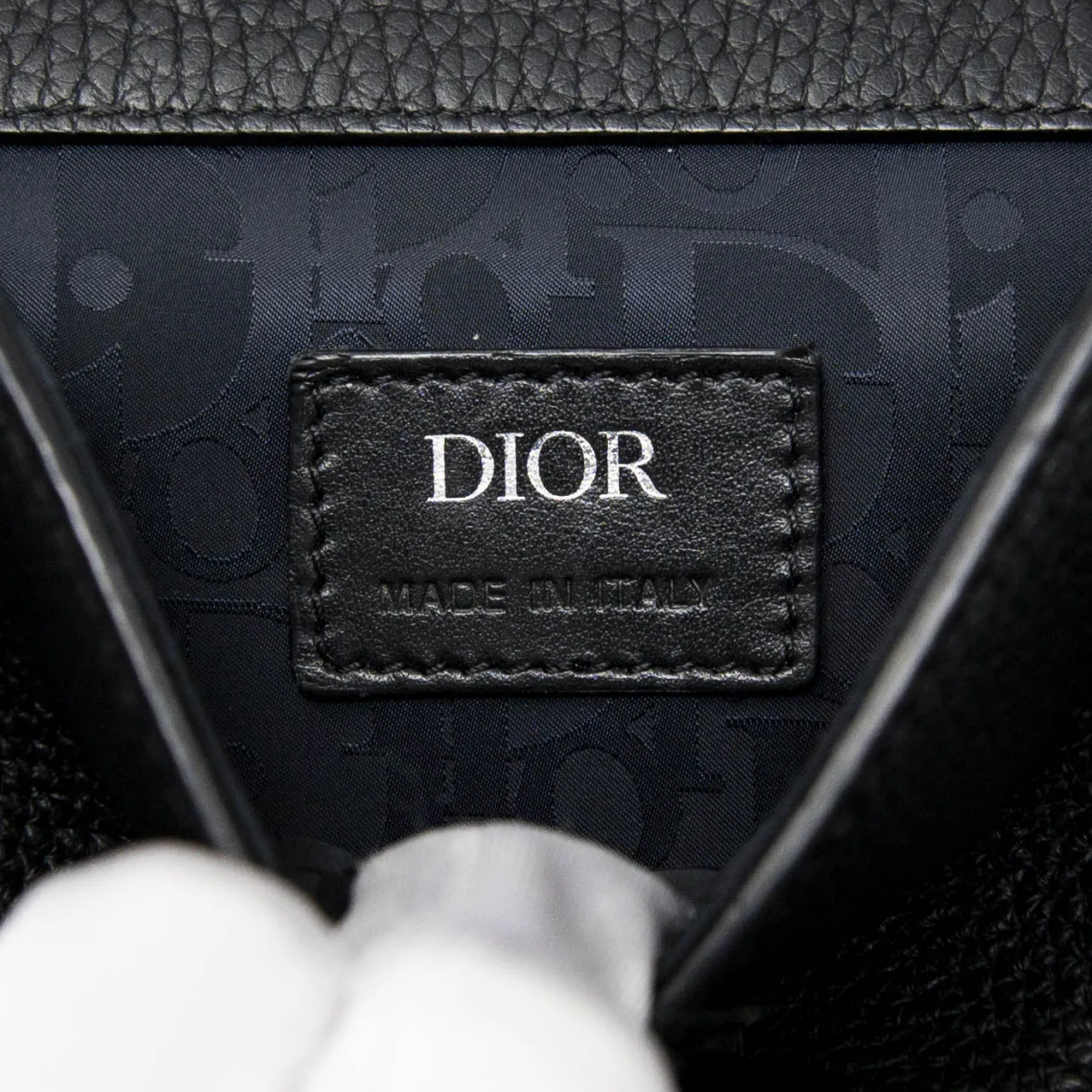 Dior Black Mini Gallop Bag With Strap